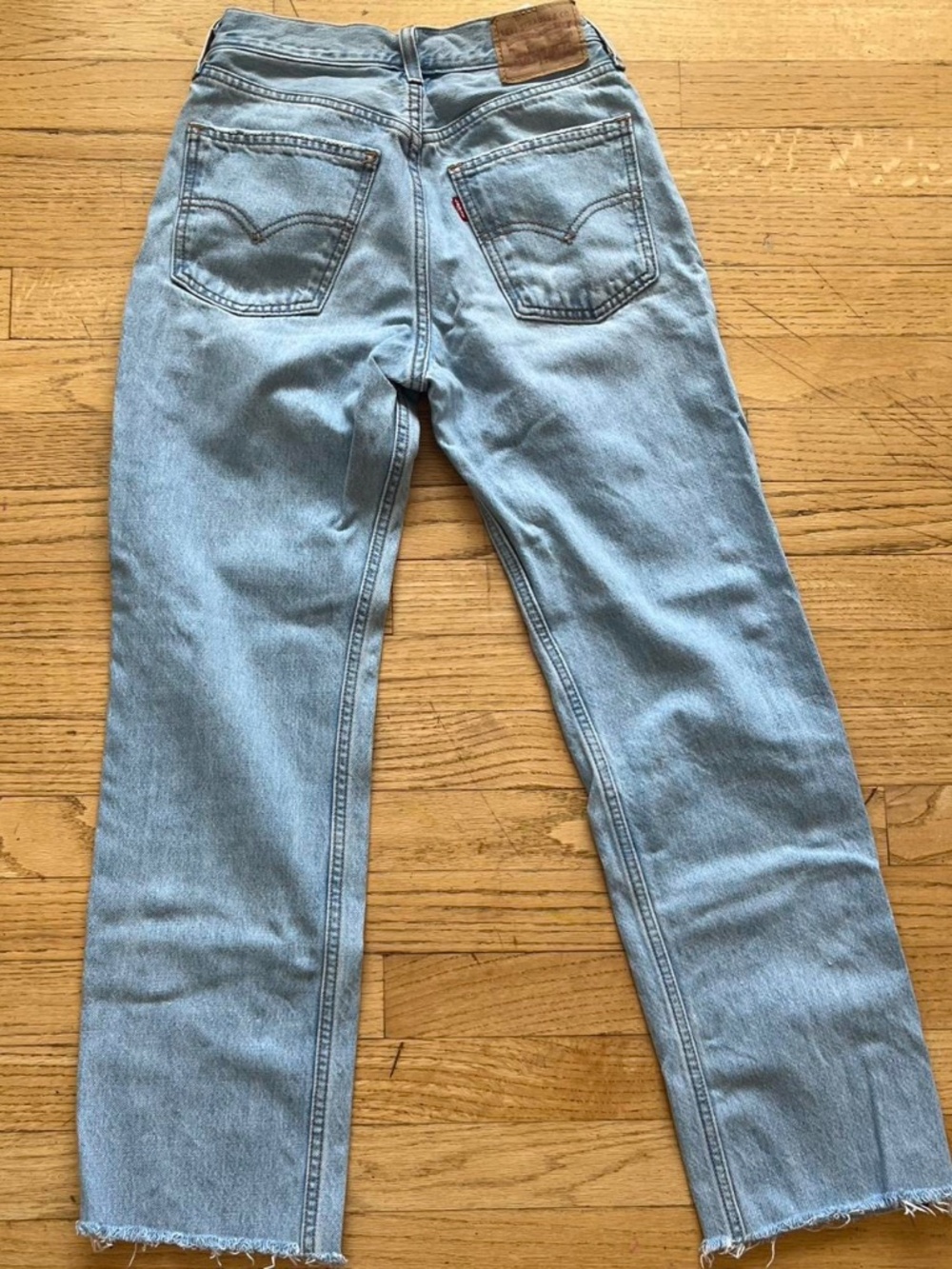 levi low pro straight jeans